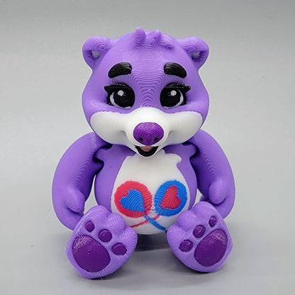 Articulated Baby Bear Fidget Toy – Keychain or Magnet