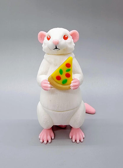 Wiggle Rat Fidget Toy, Keychain or Magnet