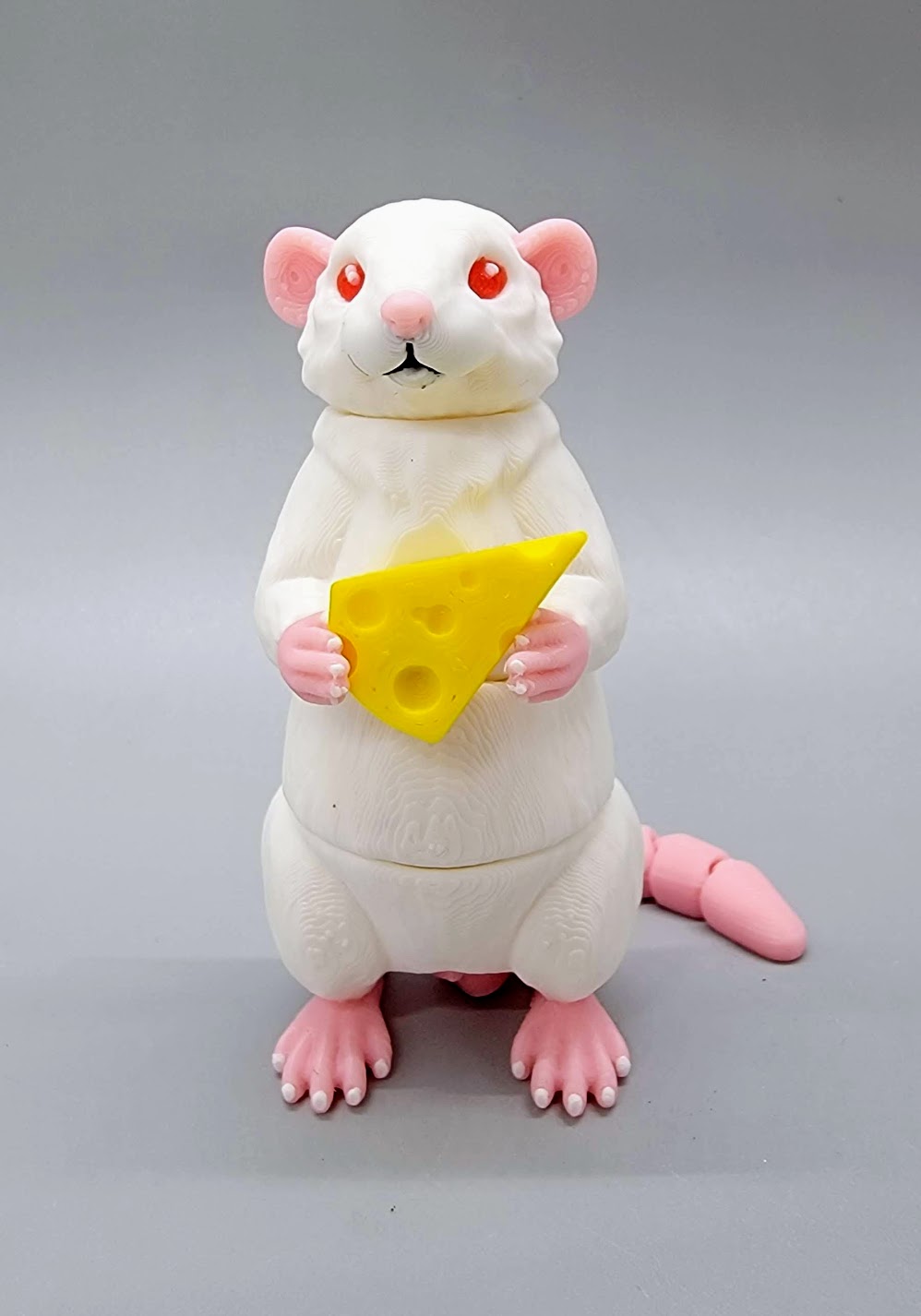 Wiggle Rat Fidget Toy, Keychain or Magnet