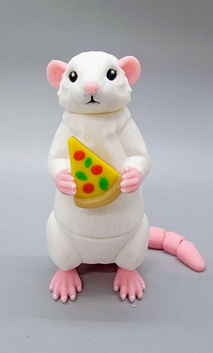 Wiggle Rat Fidget Toy, Keychain or Magnet