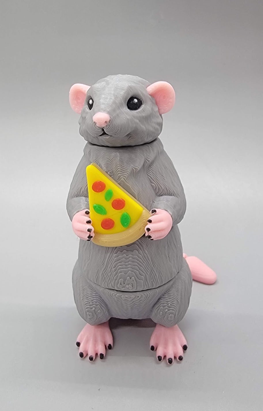 Wiggle Rat Fidget Toy, Keychain or Magnet