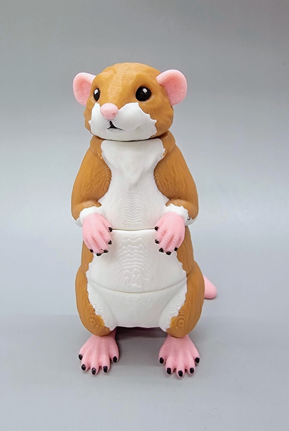 Wiggle Rat Fidget Toy, Keychain or Magnet