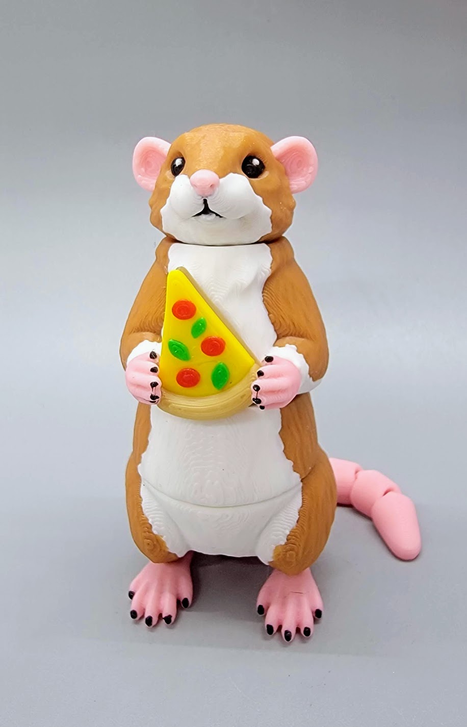 Wiggle Rat Fidget Toy, Keychain or Magnet