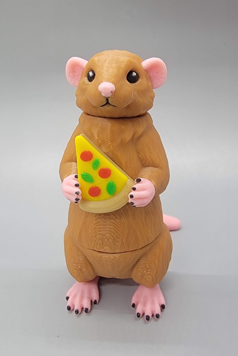 Wiggle Rat Fidget Toy, Keychain or Magnet