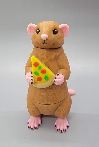 Wiggle Rat Fidget Toy, Keychain or Magnet