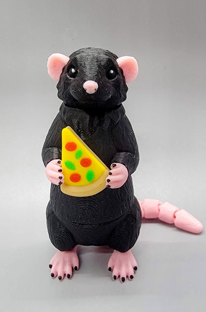 Wiggle Rat Fidget Toy, Keychain or Magnet