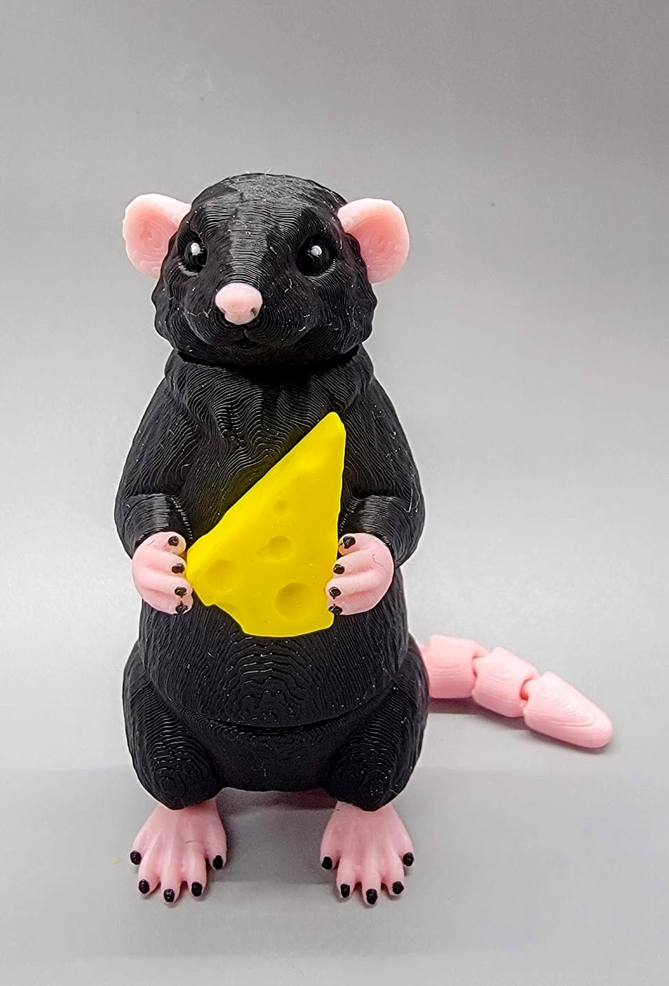 Wiggle Rat Fidget Toy, Keychain or Magnet