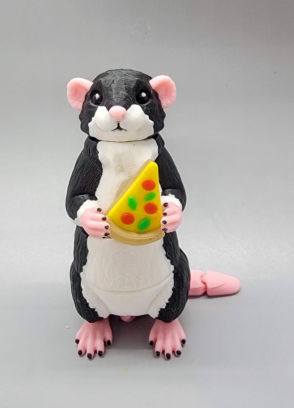Wiggle Rat Fidget Toy, Keychain or Magnet