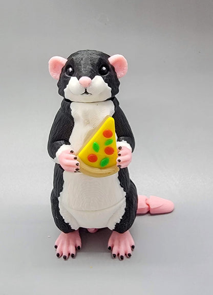Wiggle Rat Fidget Toy, Keychain or Magnet