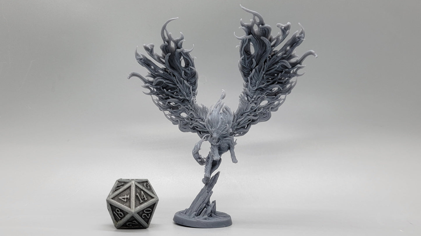 Cinder Lion – Infernal Beast Set 32mm Medium Monstrosity Resin Miniature