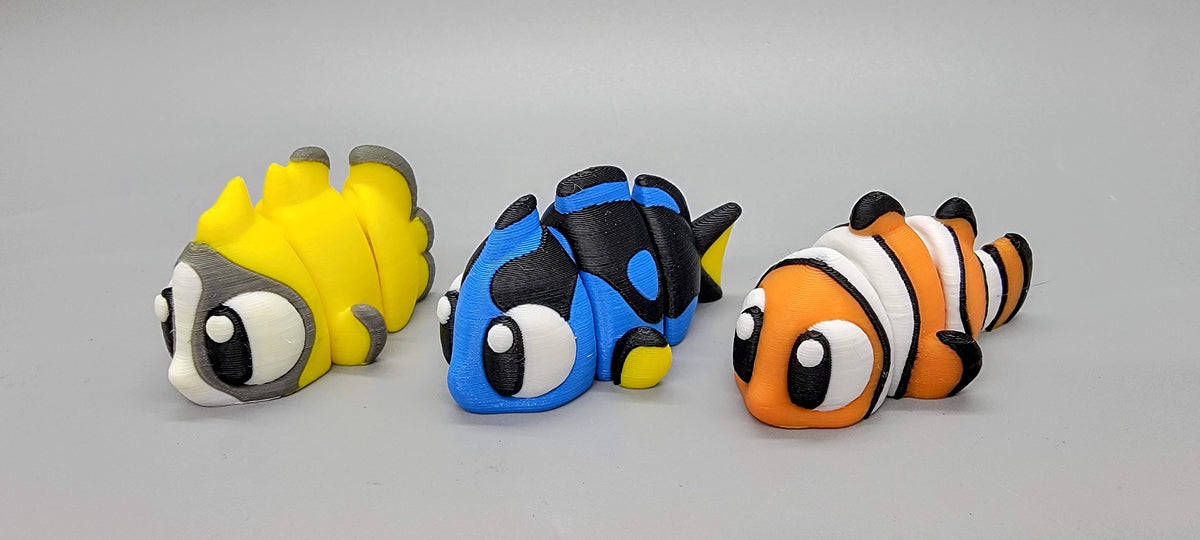 Flexi Fish — Mini Tank Playset