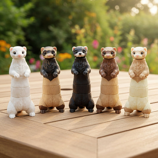 Realistic Wiggle Ferret - Articulated Toy