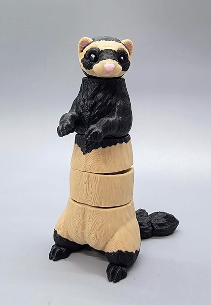 Realistic Wiggle Ferret - Articulated Toy