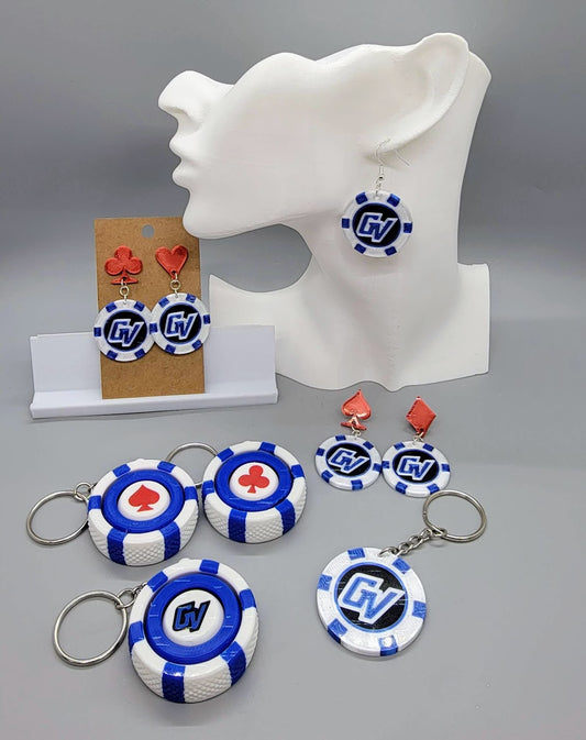GV Marching Band 2026 Earrings, Keychain & Fidget Spinners