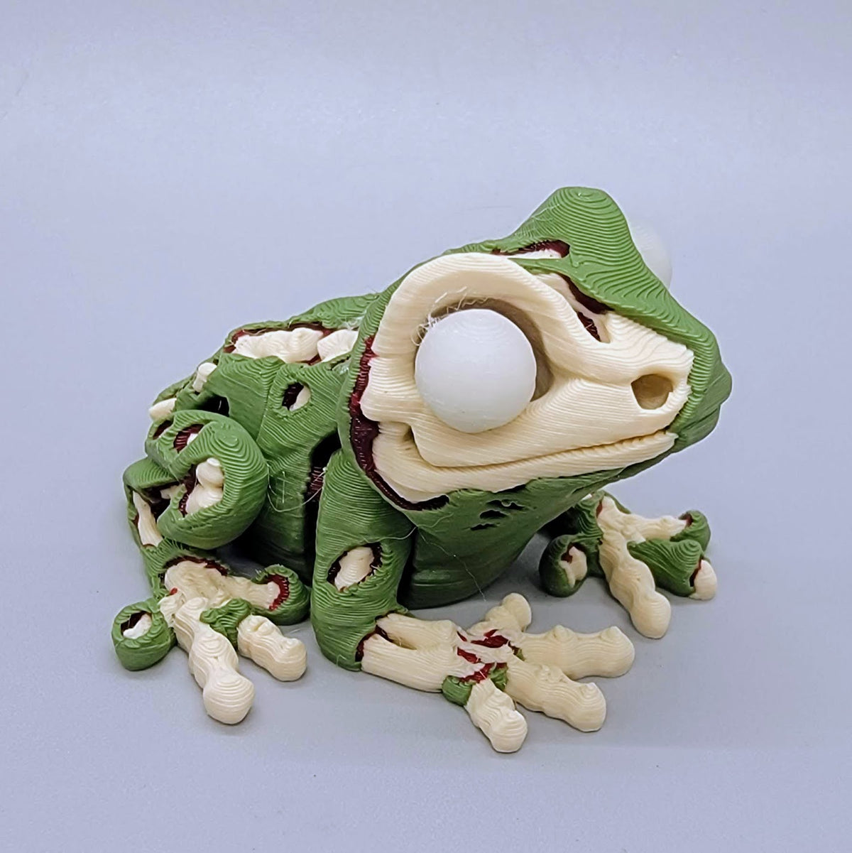 Mini Zombie Frog – Articulated Toy, Magnet or Keychain