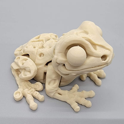 Mini Zombie Frog – Articulated Toy, Magnet or Keychain