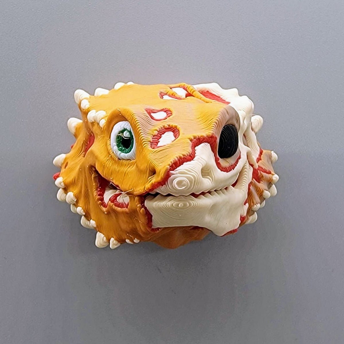 Custom Zombie Bearded Dragon – Articulated Toy