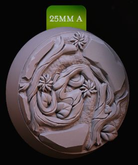 Woodland scenic resin bases in multiple sizes with forest and nature themed textures