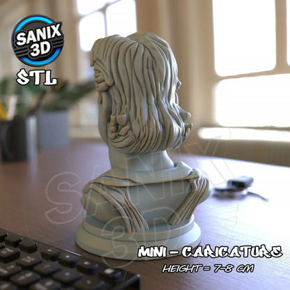 Rambo Bust Mini Caricature