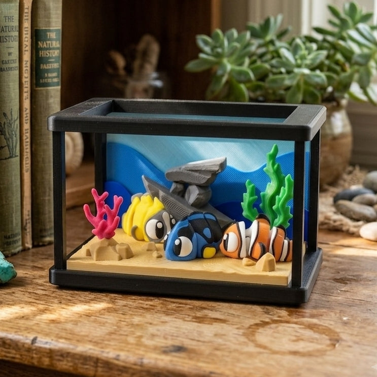 Flexi Fish — Mini Tank Playset