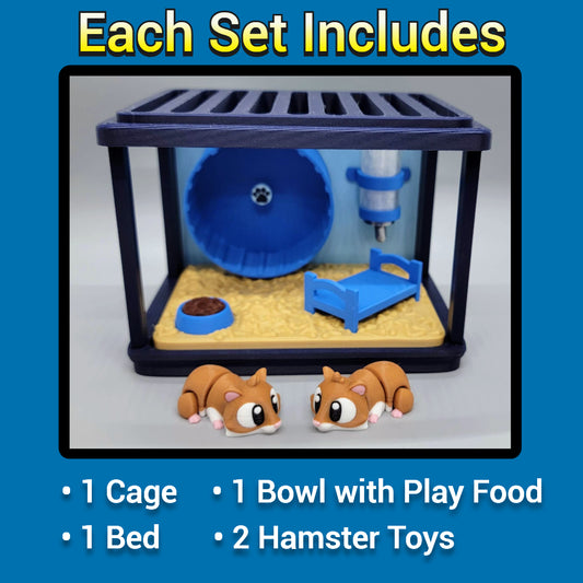 Flexi Hamster — Mini Cage Playset