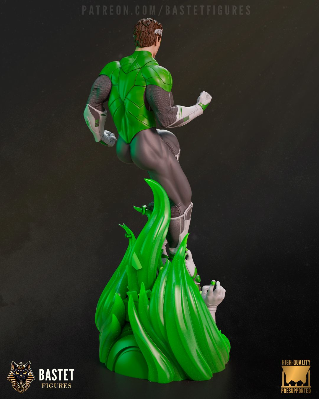 DC Comics Green Lantern 1:8 scale statue and bust resin fan art collectible with detailed sculpt