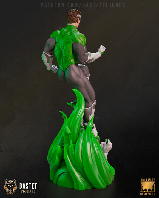 DC Comics Green Lantern 1:8 scale statue and bust resin fan art collectible with detailed sculpt