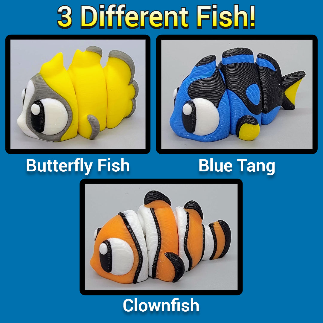 Flexi Fish — Mini Tank Playset