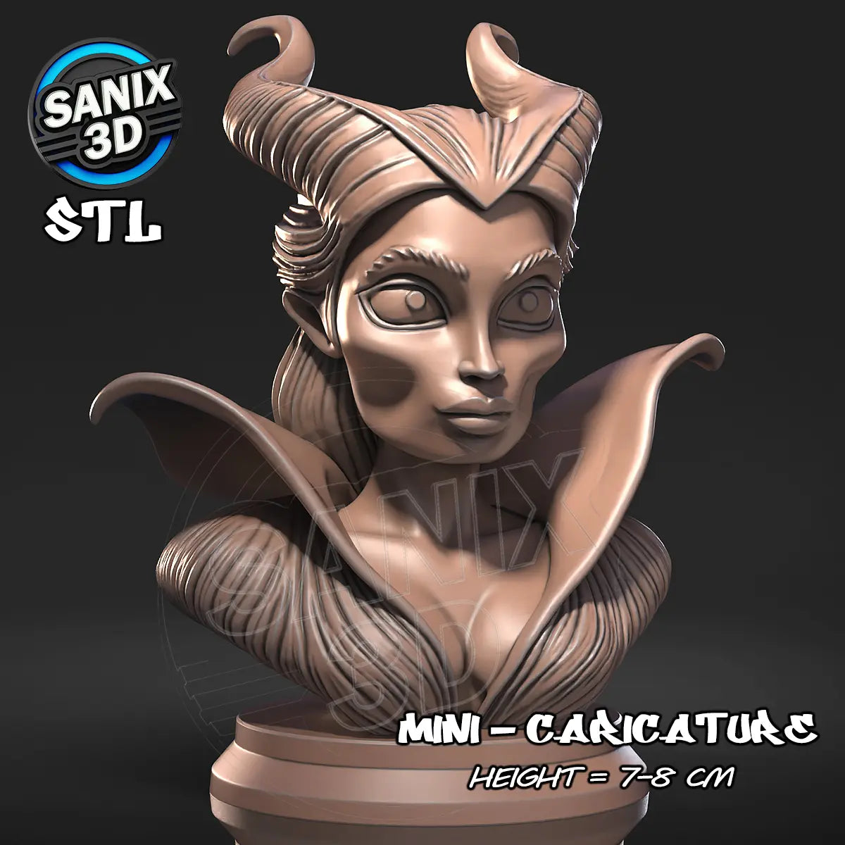 Maleficent – Caricature Bust