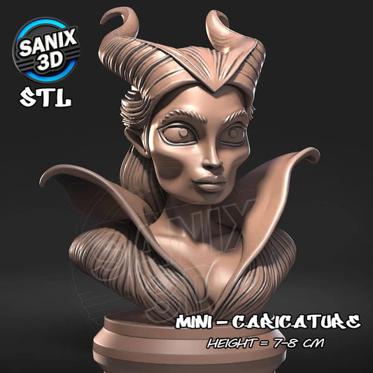 Maleficent – Caricature Bust