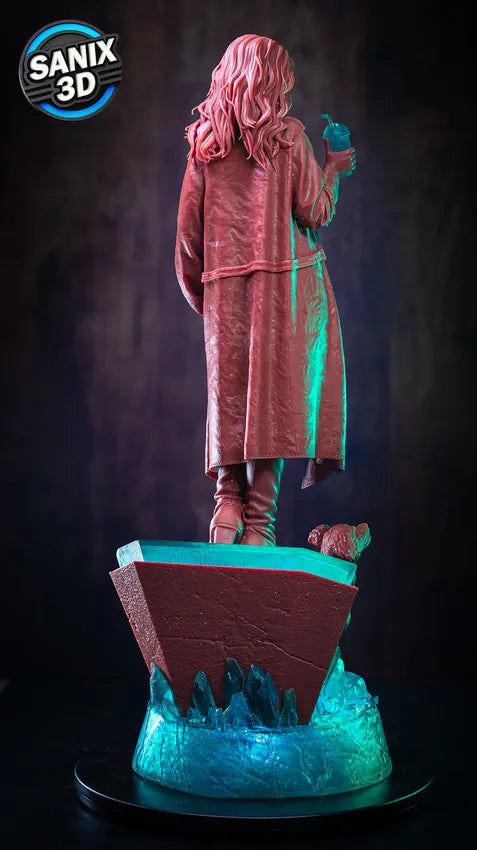 Supergirl resin fan art statue available in 1:6 scale and 1:10 scale display collectible with detailed sculpt and scenic base