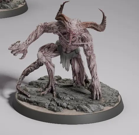 Coven of the Maw Fleshbound Demon Pack 40mm resin miniatures by Rescale Miniatures with detailed monstrous design | D&K Custom Prints
