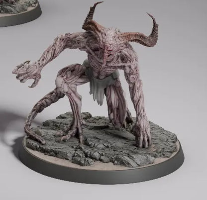 Coven of the Maw Fleshbound Demon Pack 40mm resin miniatures by Rescale Miniatures with detailed monstrous design | D&K Custom Prints
