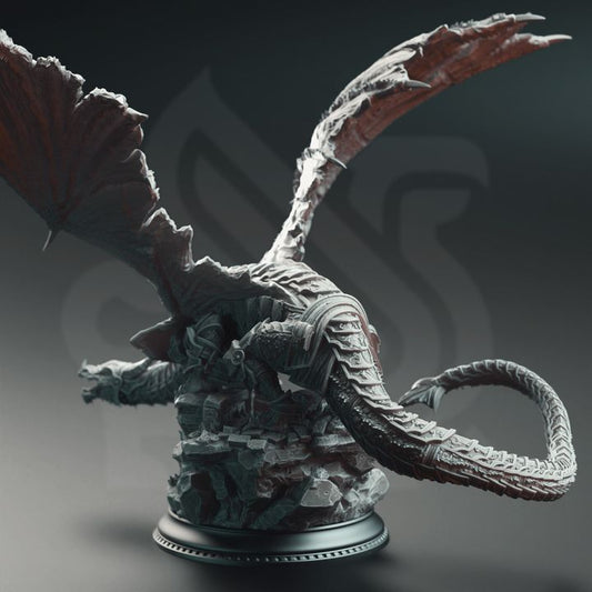 Kuriazor the Dark Scaled - Dragon of the Depths