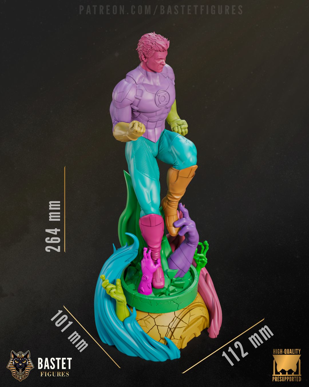 DC Comics Green Lantern 1:8 scale statue and bust resin fan art collectible with detailed sculpt