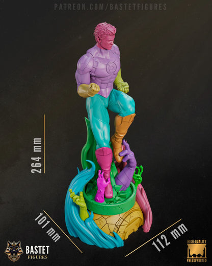 DC Comics Green Lantern 1:8 scale statue and bust resin fan art collectible with detailed sculpt