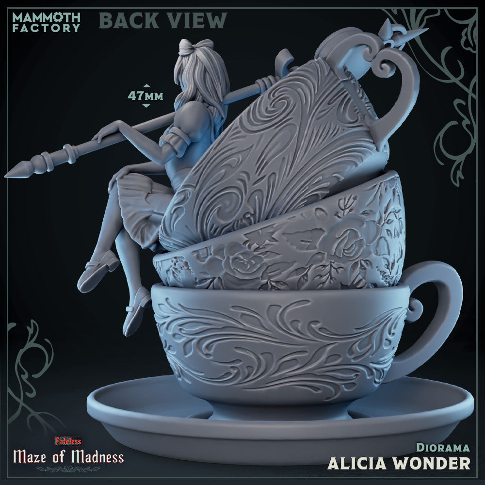 Alicia Wonder - Teacup Diorama