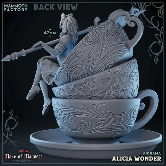 Alicia Wonder - Teacup Diorama