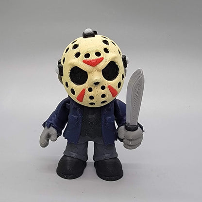 Chibi Hockey Mask Slasher – Articulated Toy