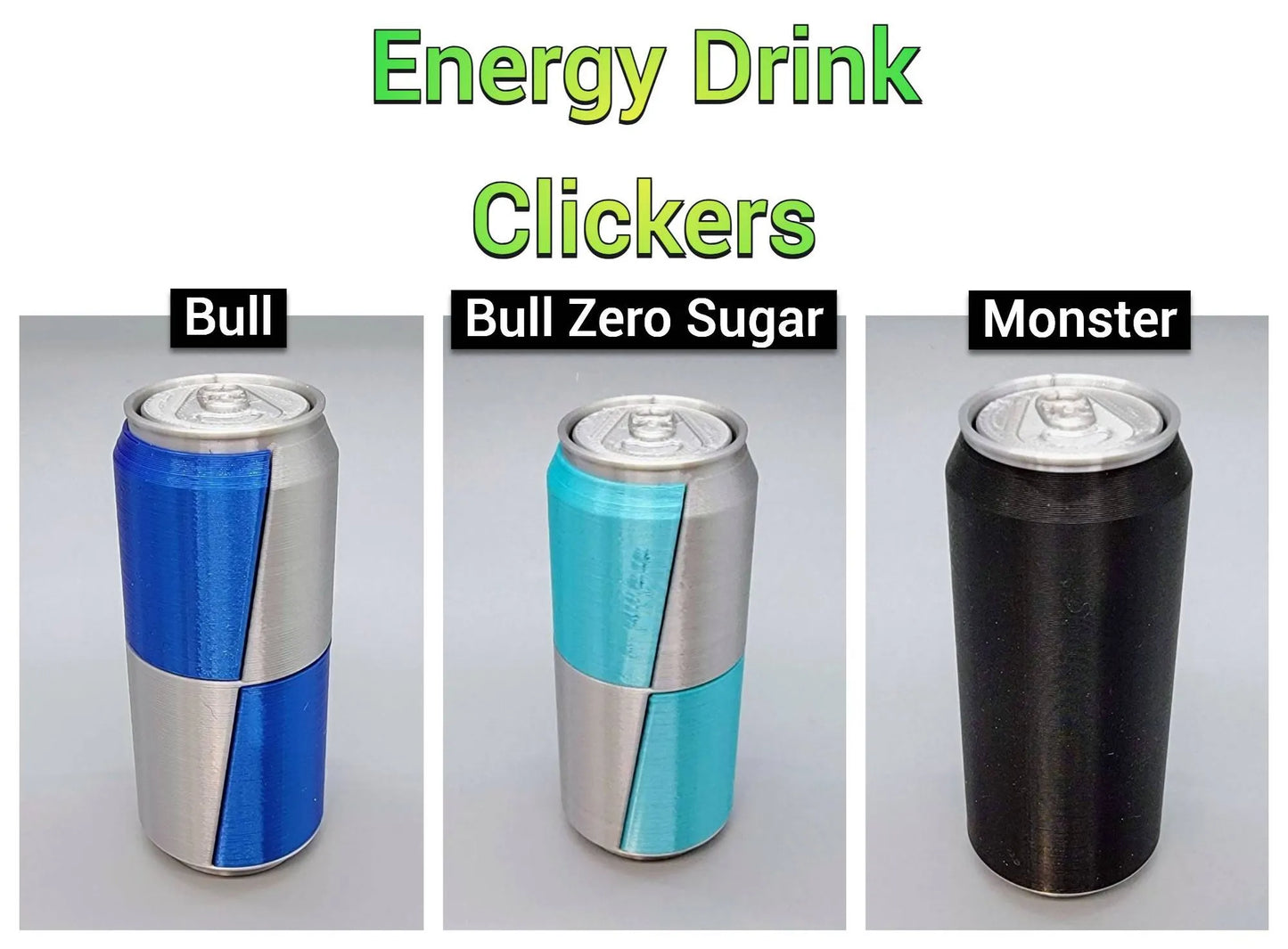 Llaveros con clic de lata de refresco