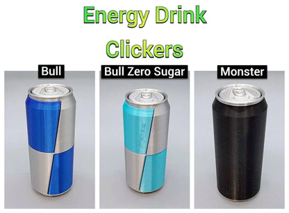 Llaveros con clic de lata de refresco
