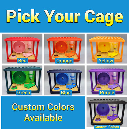 Flexi Guinea Pig Toy & Mini Cage Set