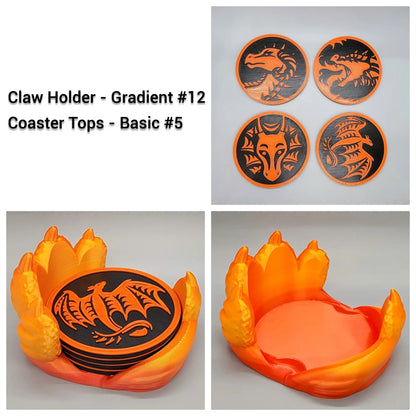 Dragon Claw Coaster Set