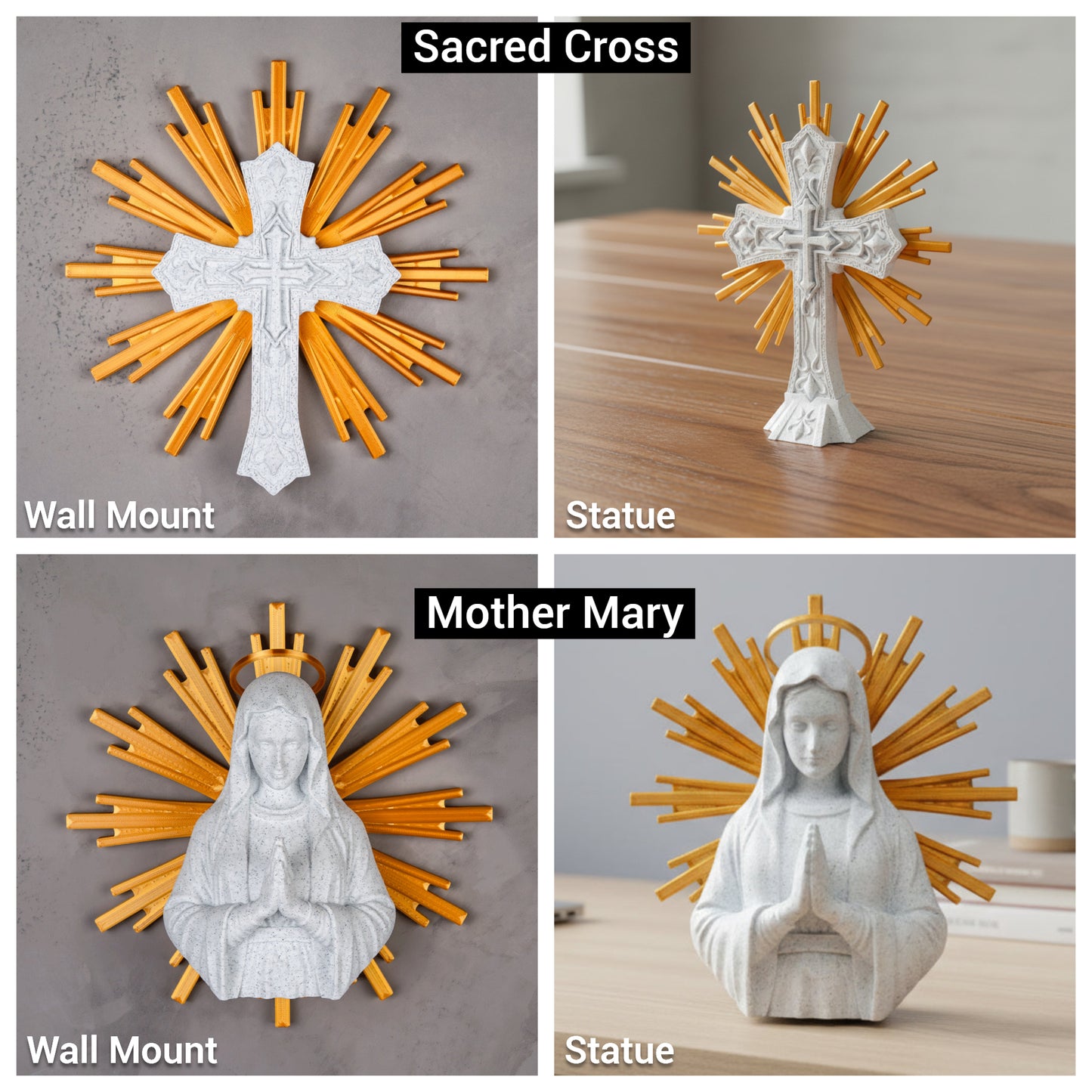 Icons of Faith Statues and Wall Mounts