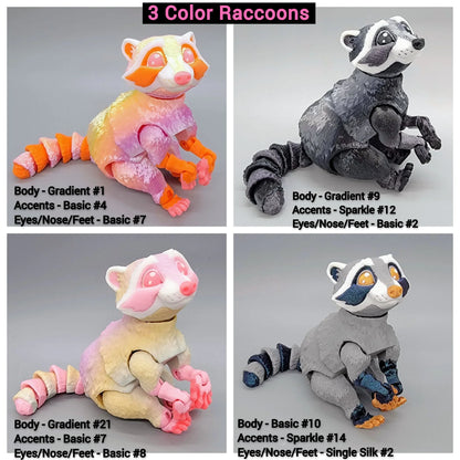Articulated Raccoon Toy