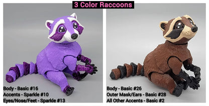 Articulated Raccoon Toy