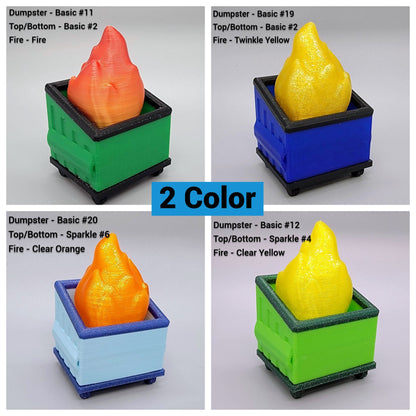 Clickers de Dumpster Fire