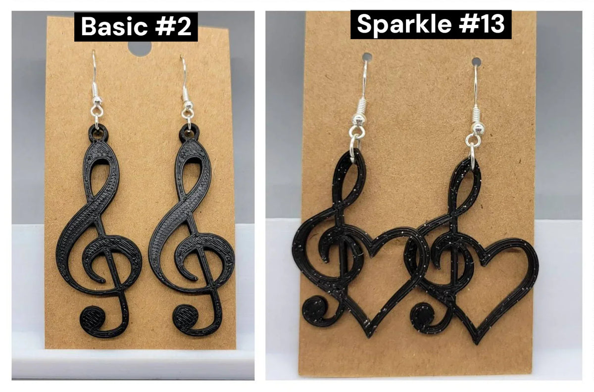 Music Note Earrings