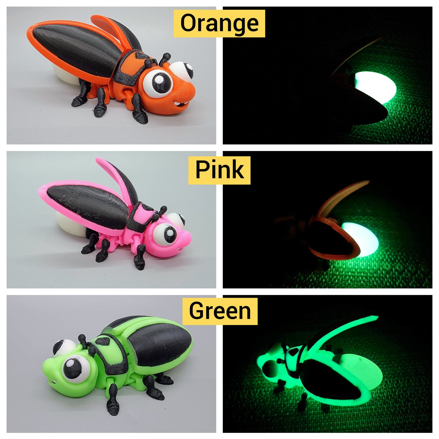 Juguete o imán de mariquita articulado