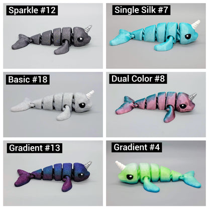 Baby Narwhal Toy or Keychain